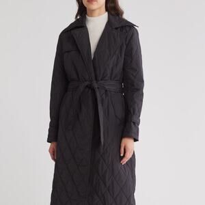 Rebecca Minkoff Black Diamond Trench Coat